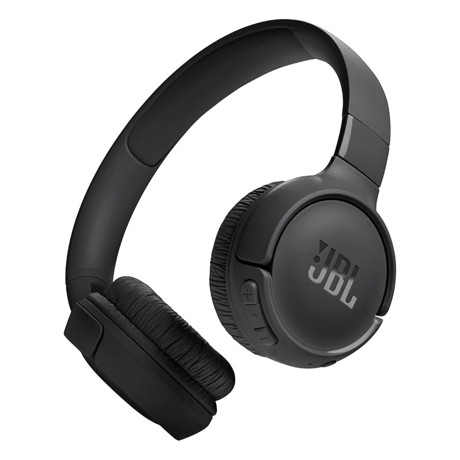 سماعة JBL Tune 520BT اللاسلكية فوق الأذن مع JBL Pure Bass – أسود / أبيض / أزرق / بنفسجي