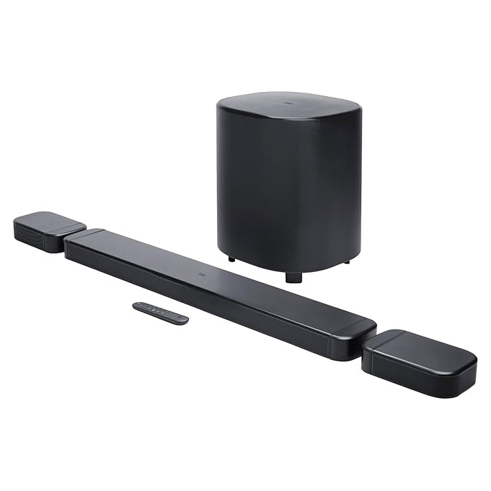 نظام JBL Bar 800 MK2 ساوند بار 5.1.2 قناة مع سماعات محيطية لاسلكية قابلة للفصل وتقنية Dolby Atmos – أسود