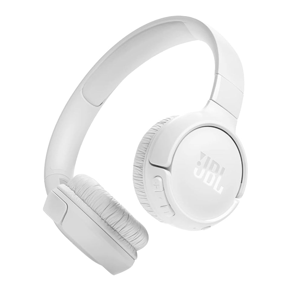 سماعة JBL Tune 520BT اللاسلكية فوق الأذن مع JBL Pure Bass – أسود / أبيض / أزرق / بنفسجي