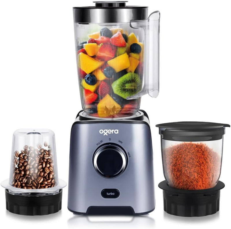 Ogera OG5105BR 3-in-1 Electric Juicer Blender 650W with Unbreakable Juicer Jar 2 Speed Control-1