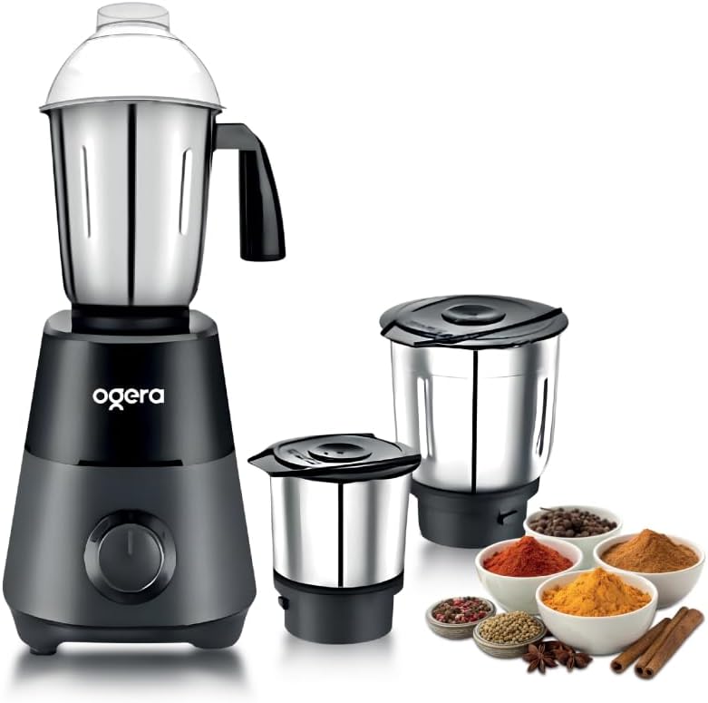 Ogera 3 IN 1 INDIAN MIXER GRINDER 550W-OG5008GM-1