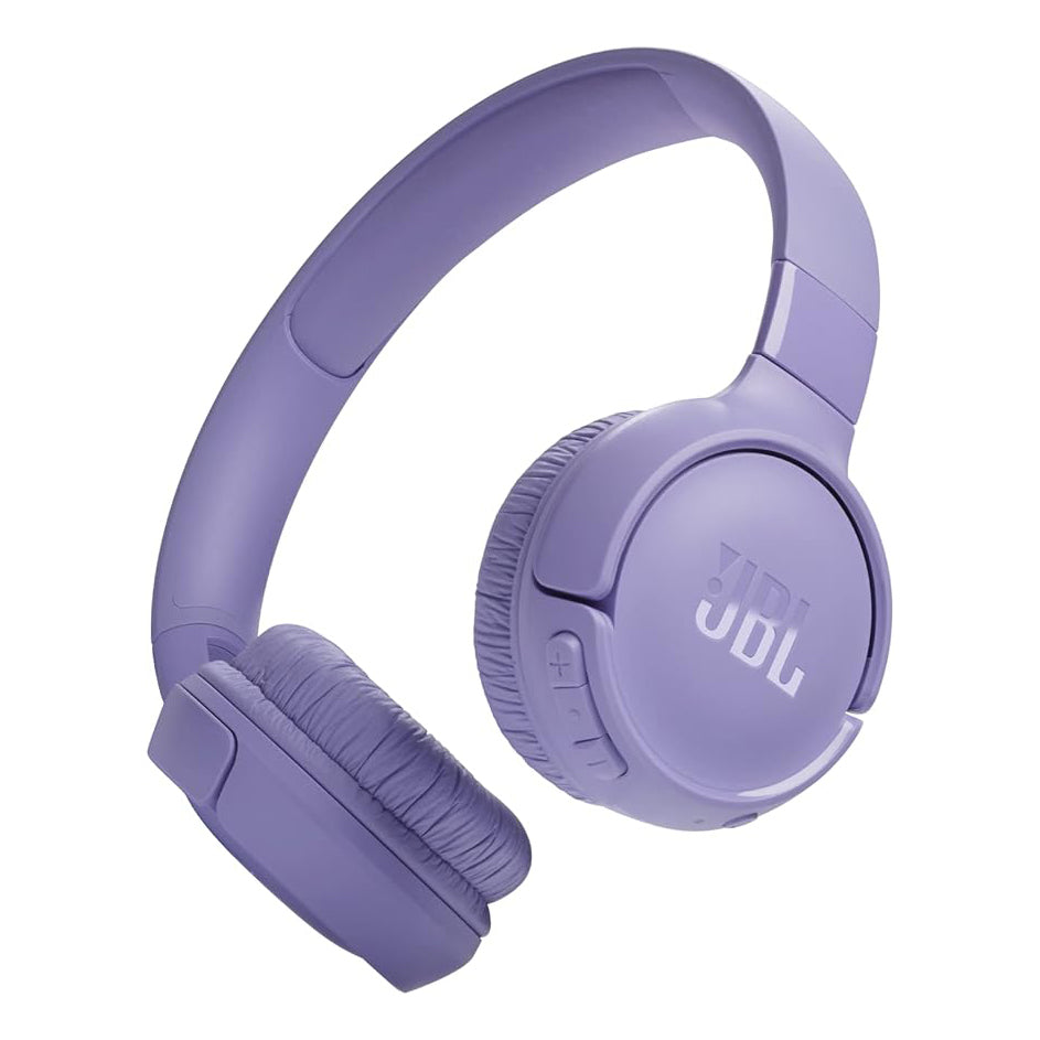 سماعة JBL Tune 520BT اللاسلكية فوق الأذن مع JBL Pure Bass – أسود / أبيض / أزرق / بنفسجي