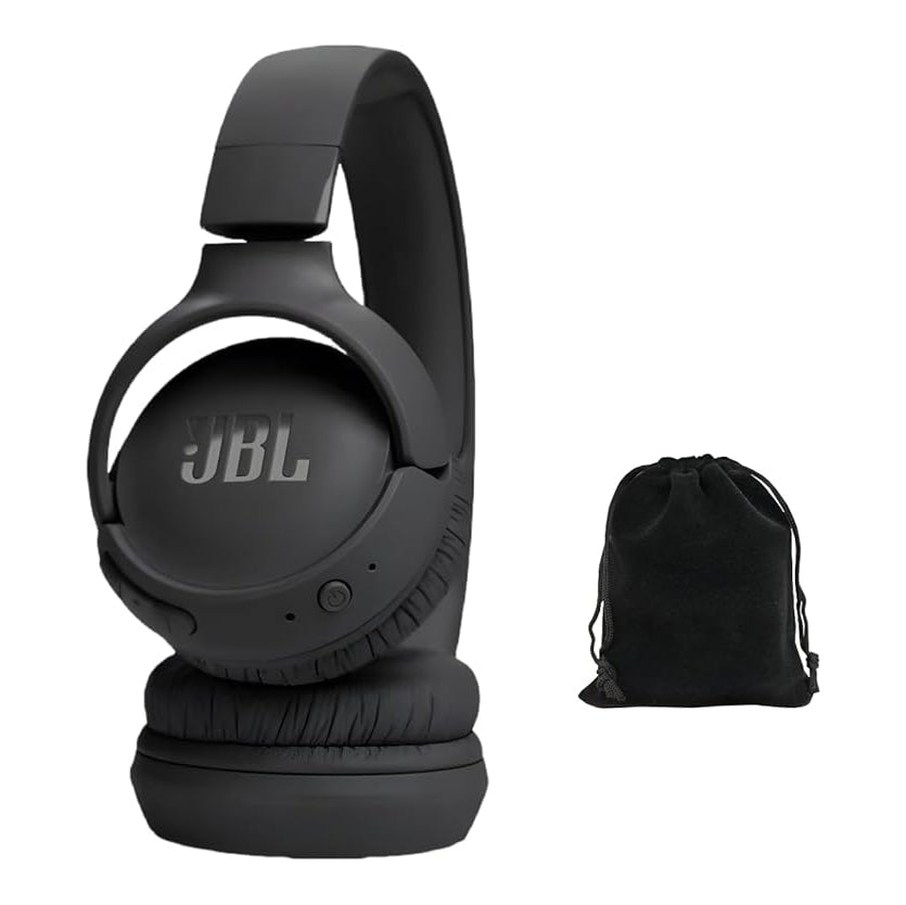 سماعة JBL Tune 525BT اللاسلكية فوق الأذن مع JBL Pure Bass – أسود
