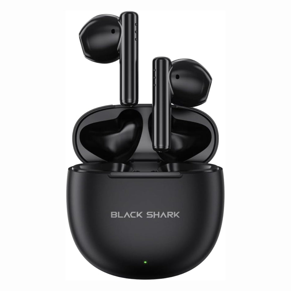 سماعات Black Shark T9 اللاسلكية Bluetooth 5.3 مع ENC ووضع الألعاب – أسود / أبيض