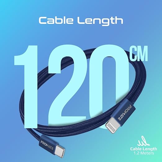 EcoLine-Ci120. 27W PD USB-C to Lightning Cable, 120cm length