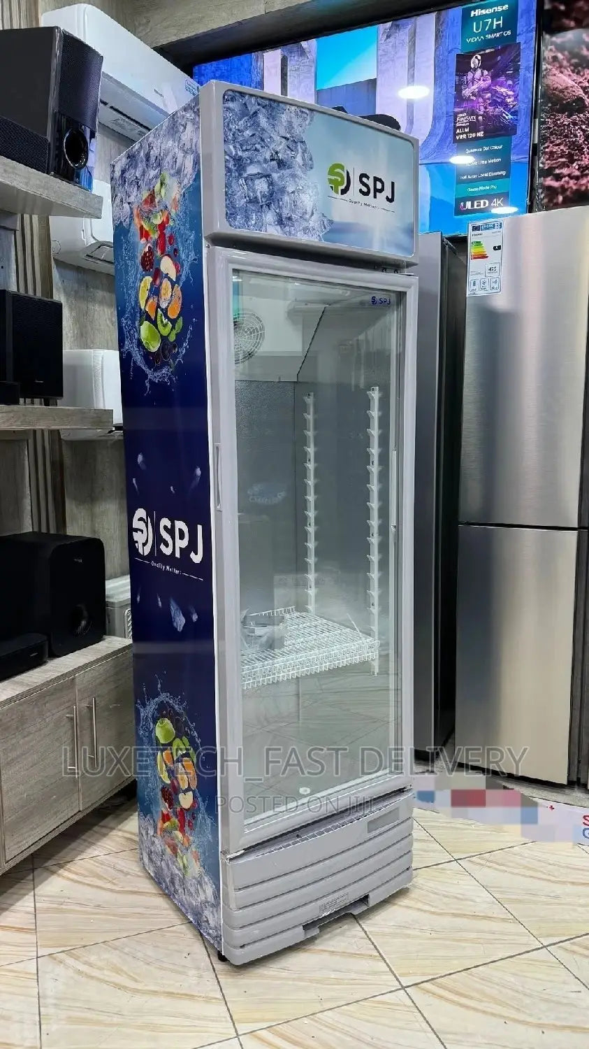 Spj Showcase Fridge 330 Liter Spj-Sccstw-400c022