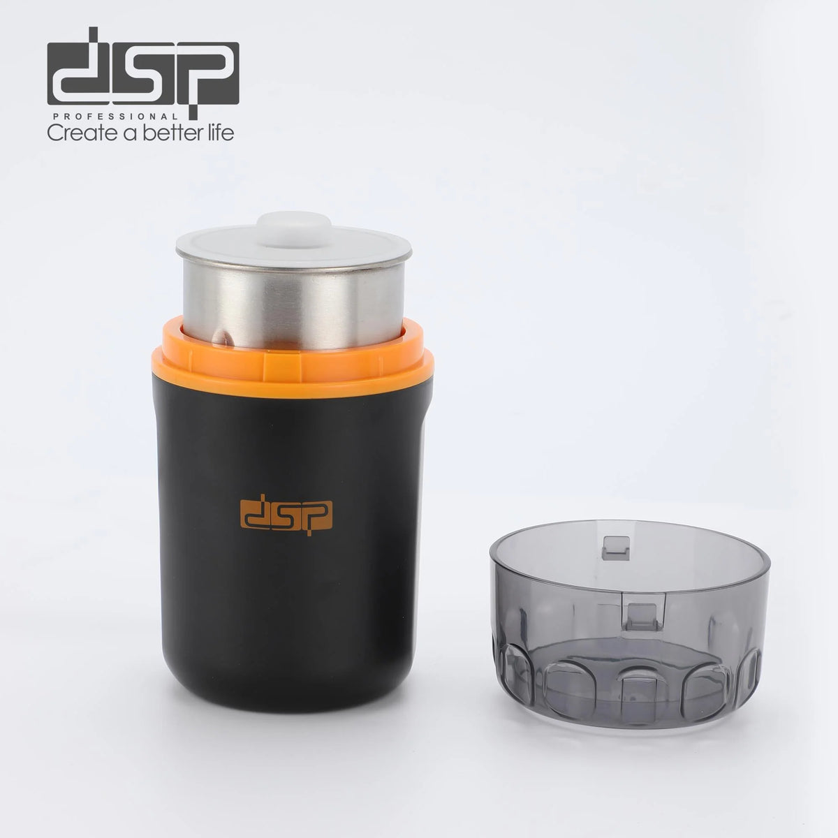 كوب طحن القهوة DSP KA3130 200W من الستانلس ستيل