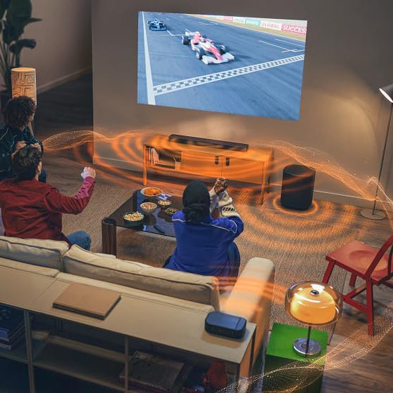 نظام JBL Bar 800 MK2 ساوند بار 5.1.2 قناة مع سماعات محيطية لاسلكية قابلة للفصل وتقنية Dolby Atmos – أسود