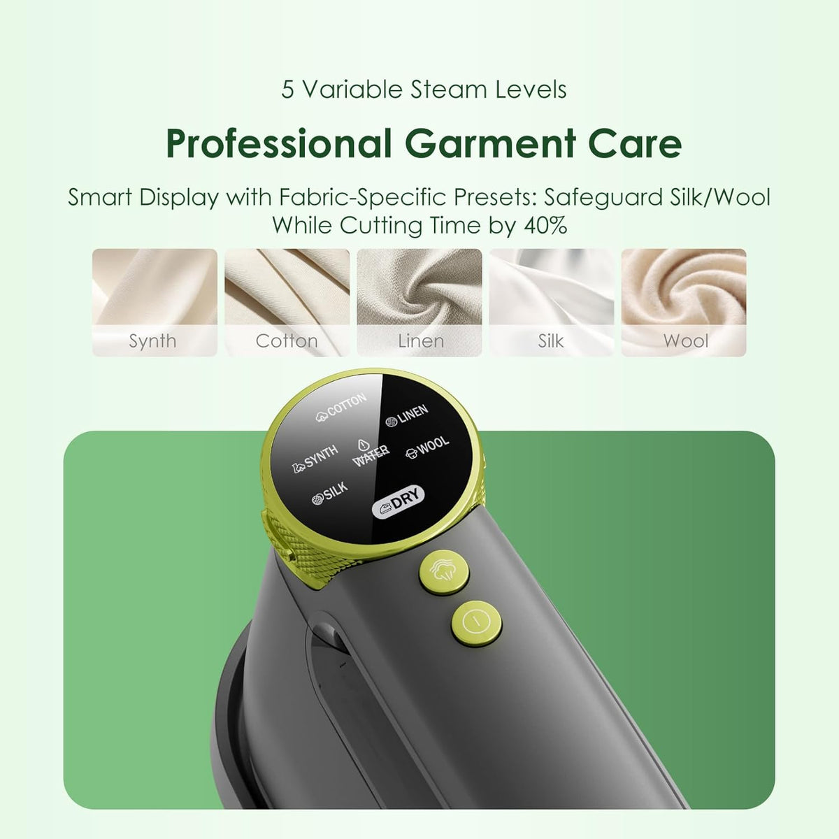 ORAIMO 2 in 1 Steaming & Ironing - SmartIron- Graphite Grey-3