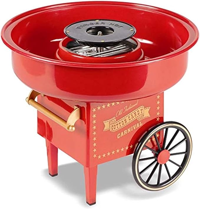 Torima TCCM-01 Cotton Candy Machine 500W – Retro Carnival Design for Home Parties & Family Fun