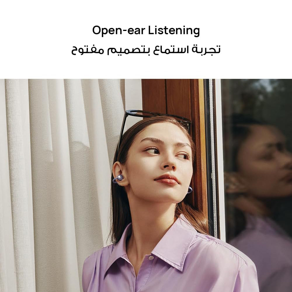Huawei FreeClip Open-Ear Wireless Earbuds – Black