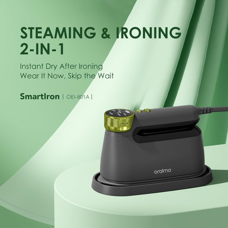 ORAIMO 2 in 1 Steaming & Ironing - SmartIron- Graphite Grey-5