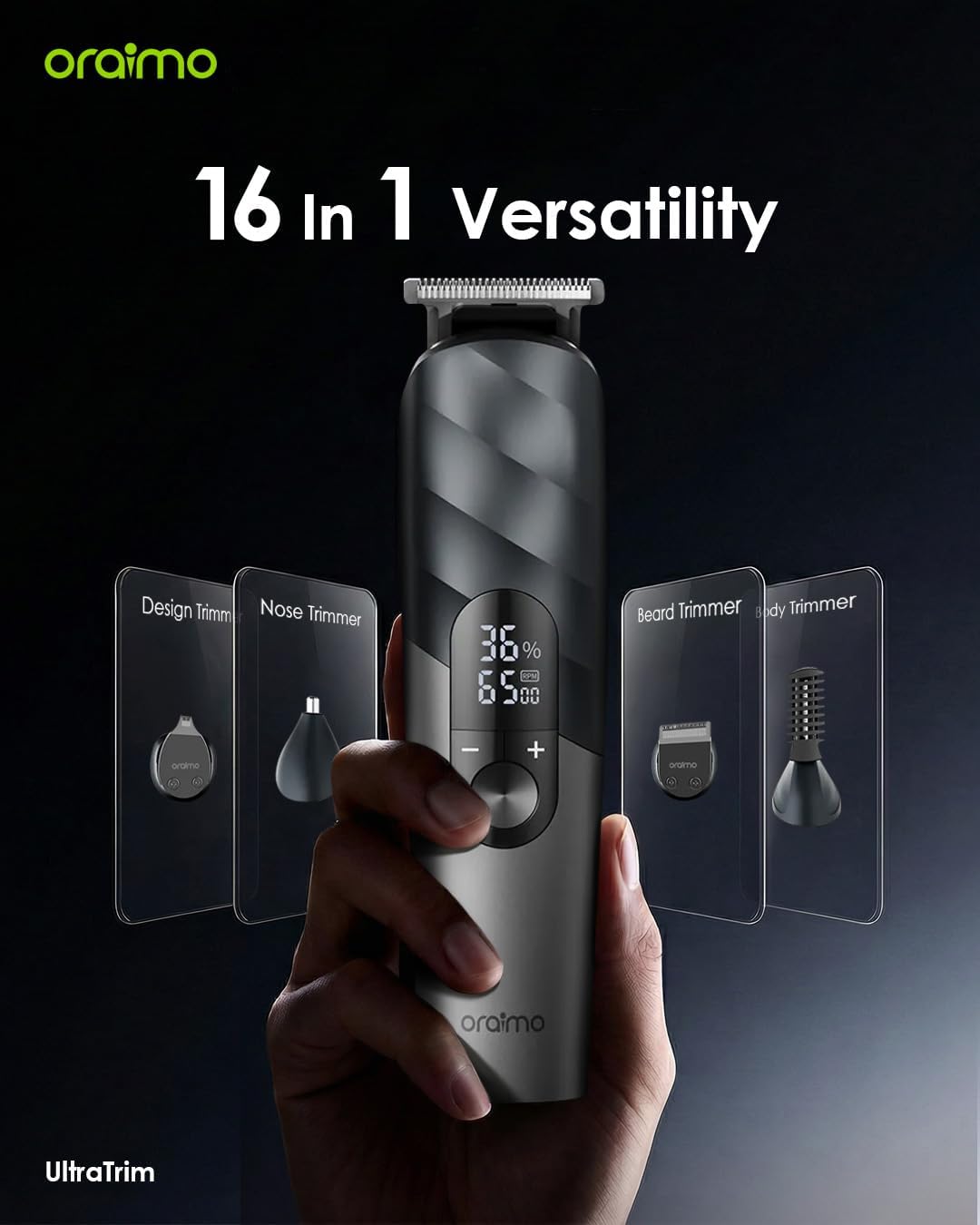 ORAIMO 16-IN-1 Grooming Kit- UltraTrim - Deep Ble OTS-230