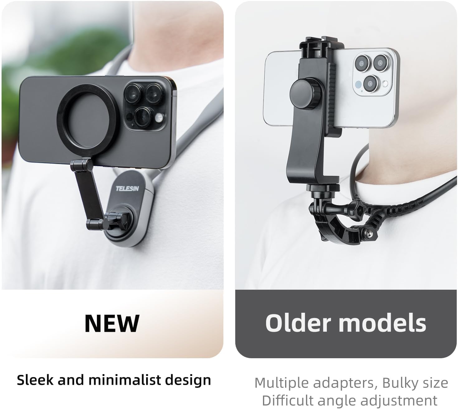 حامل هاتف PROMATE MagView.Black 360° متوافق مع MagSafe بحزام رقبة