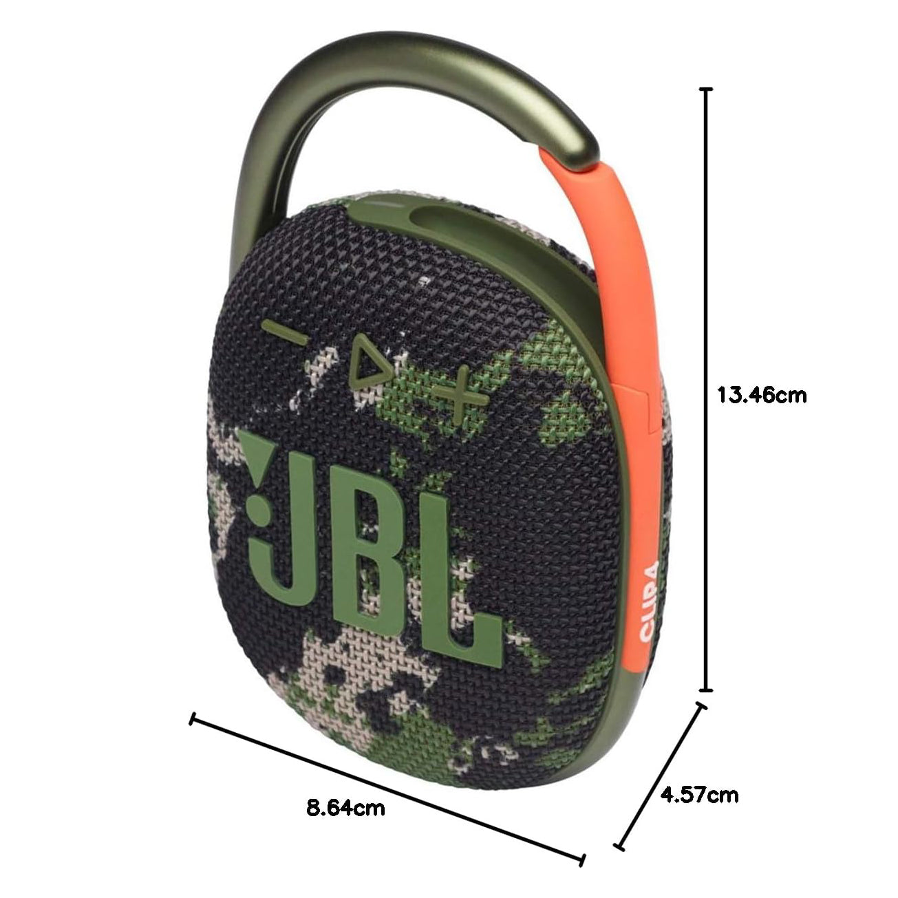 JBL Clip 4 Portable Bluetooth Speaker with Integrated Carabiner 10H Playtime – Multiple Colors