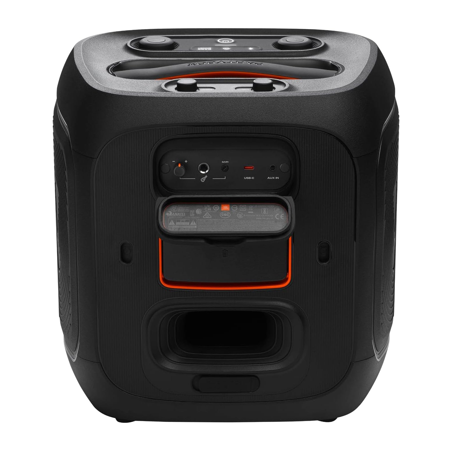 سماعة JBL PartyBox Encore 2 المحمولة بتقنية Bluetooth مع ميكروفون لاسلكي – أسود