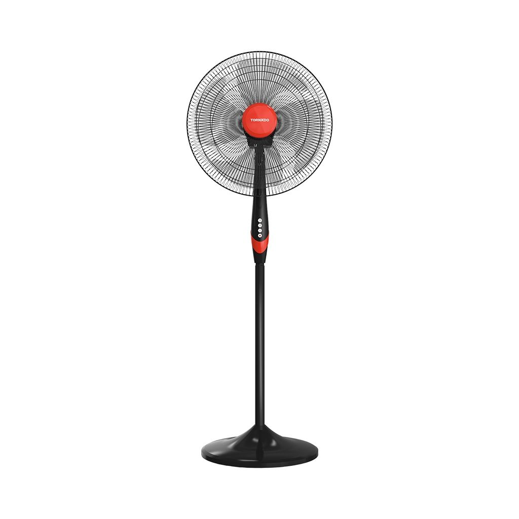 Tornado Stand Fan 18 Inch 4 Blades Black X Red Tsf-18Xw