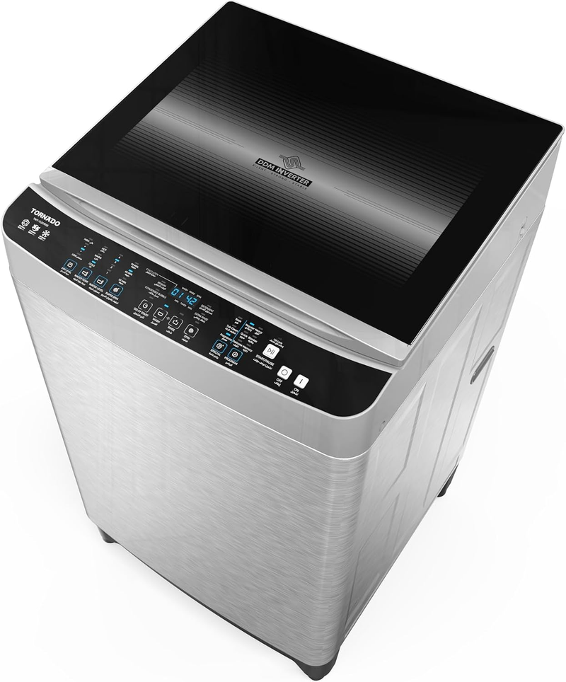 Tornado 17 Kg Top Loading Ddm Inverter Motor Fully Automatic Washing Machine Twt-Tld17Rss