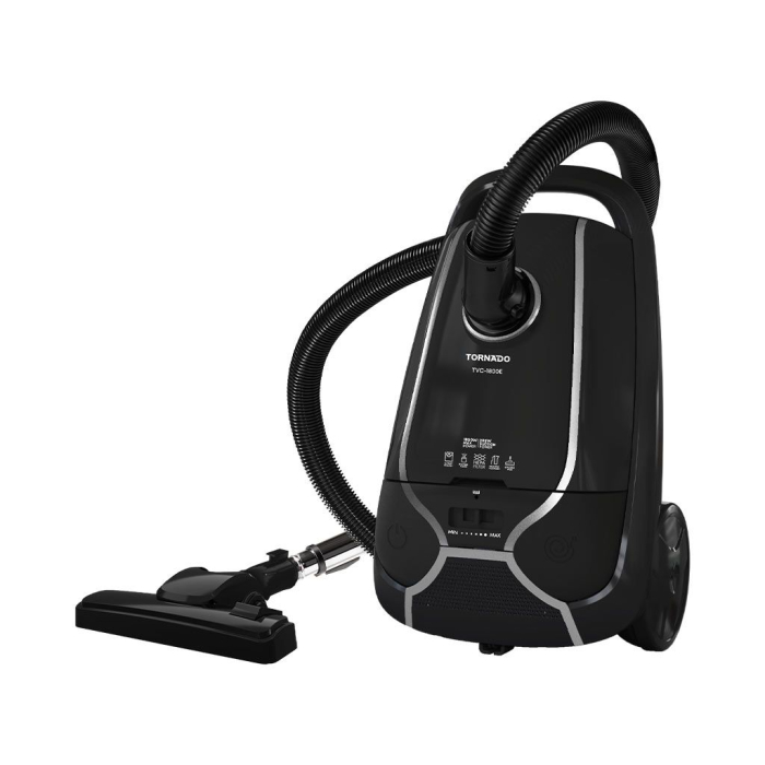 Tornado Vacuum Cleaner 1800 Watt Hepa Filter Black Tvc-1800Eb