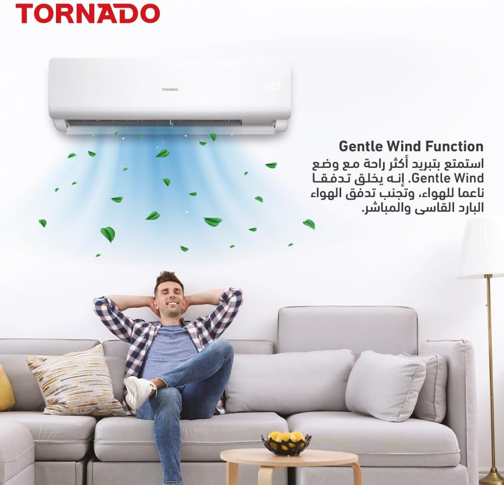Tornado 2 Ton Split Air Conditioner 24000 Btu T3 Compressor White R410 Refrigerant Turbo Th-C24Bhu