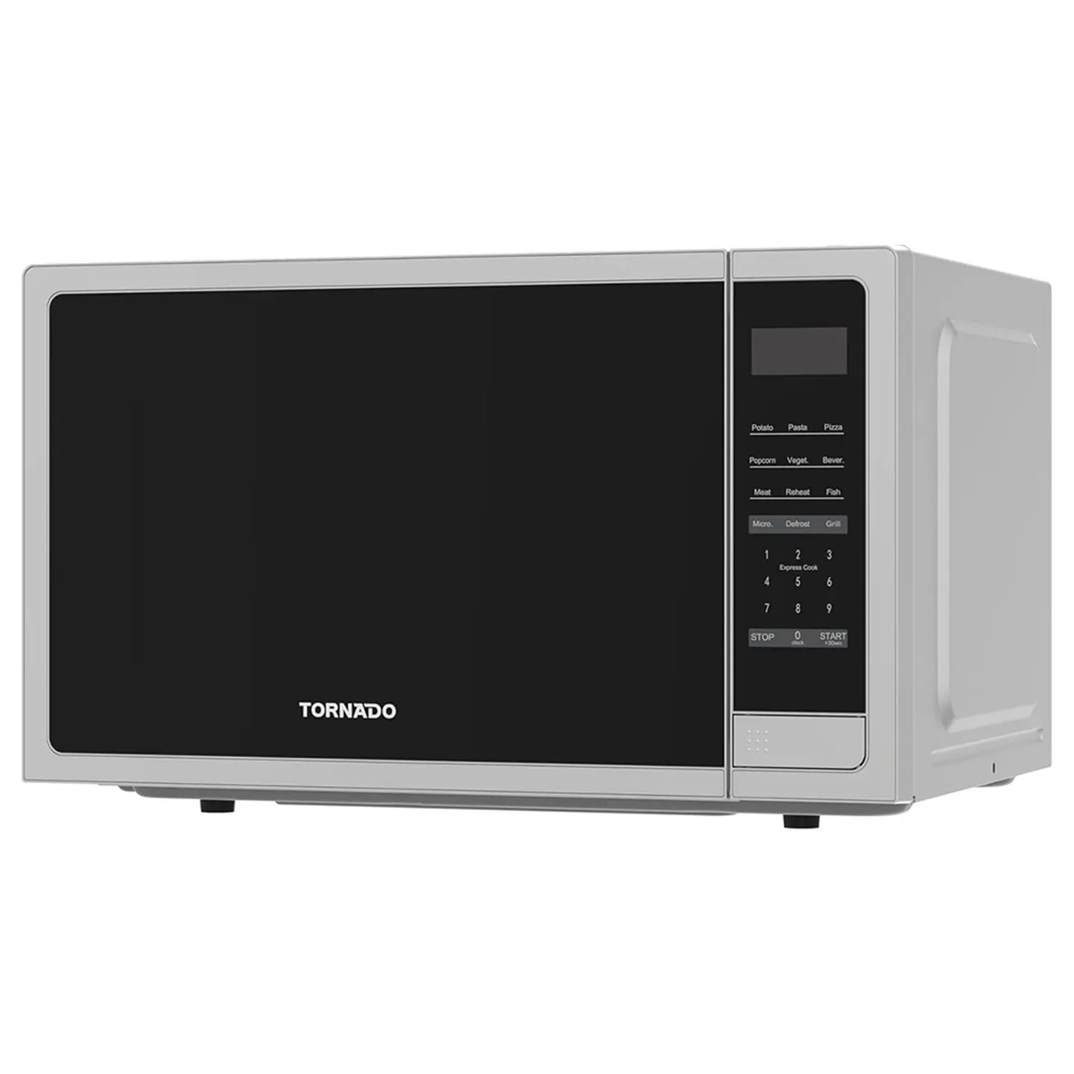 Tornado 42 Liters Digital Microwave Oven 3 In 1 With Grill Function 10 Power Levels 1000W Touch Control Panel Twdg-42-S-E