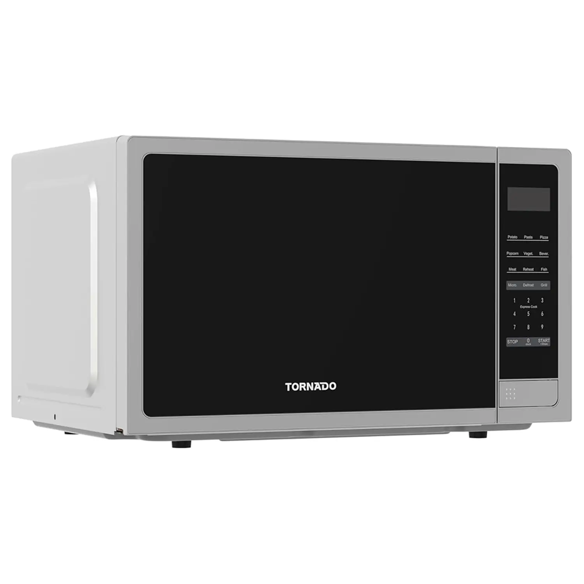 Tornado 42 Liters Digital Microwave Oven 3 In 1 With Grill Function 10 Power Levels 1000W Touch Control Panel Twdg-42-S-E