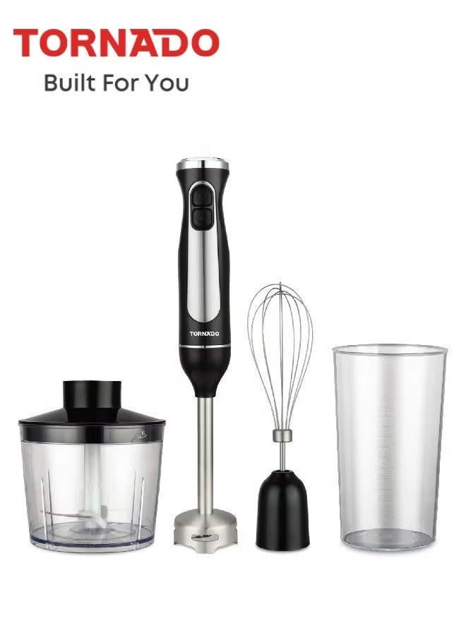 Tornado Hand Blender 600W Motor 2 Speeds With Stepless Variable Speed Control Thb5405-Gs
