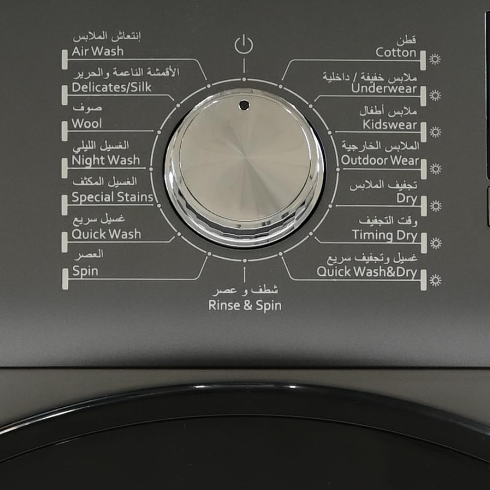 Tornado Washing And Drying Machine 10Kg Wash 6Kg Dry Inverter Motor 1400 Rpm Twx-Fv1014Gdssu