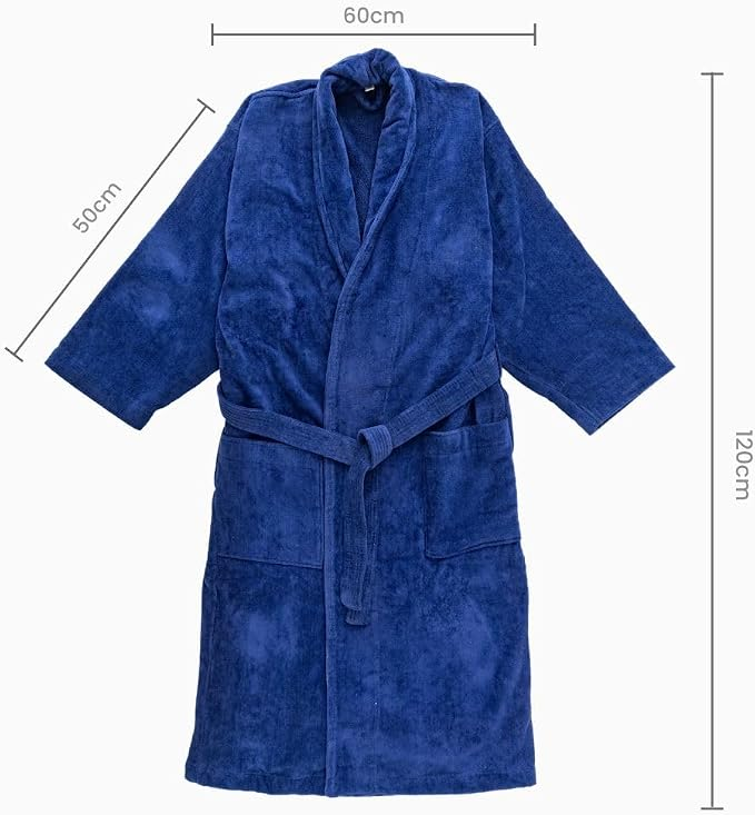 Ariika Bathrobe  (navy blue)