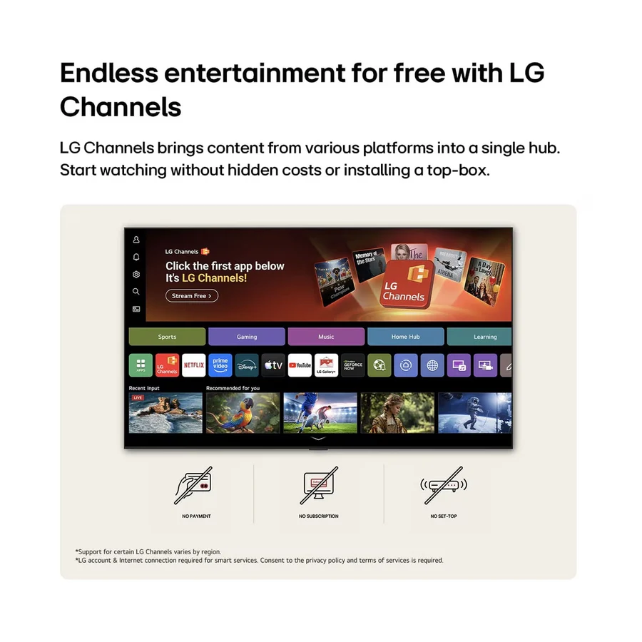 LG 55inch NU84 Nano 4k UHD AI Smart Television (2026 M0del) – 55NU840B6LA