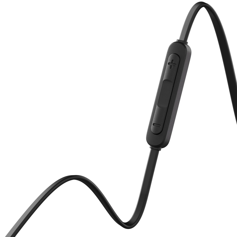 Porodo Soundtec Wired Type C Semi In Ear Earphone with Mic - Black