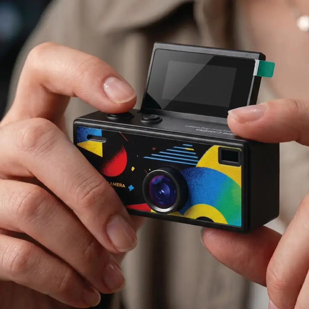 Porodo Lifestyle Memo Thumb-Sized Digital Camera with TF Card Support BLACK