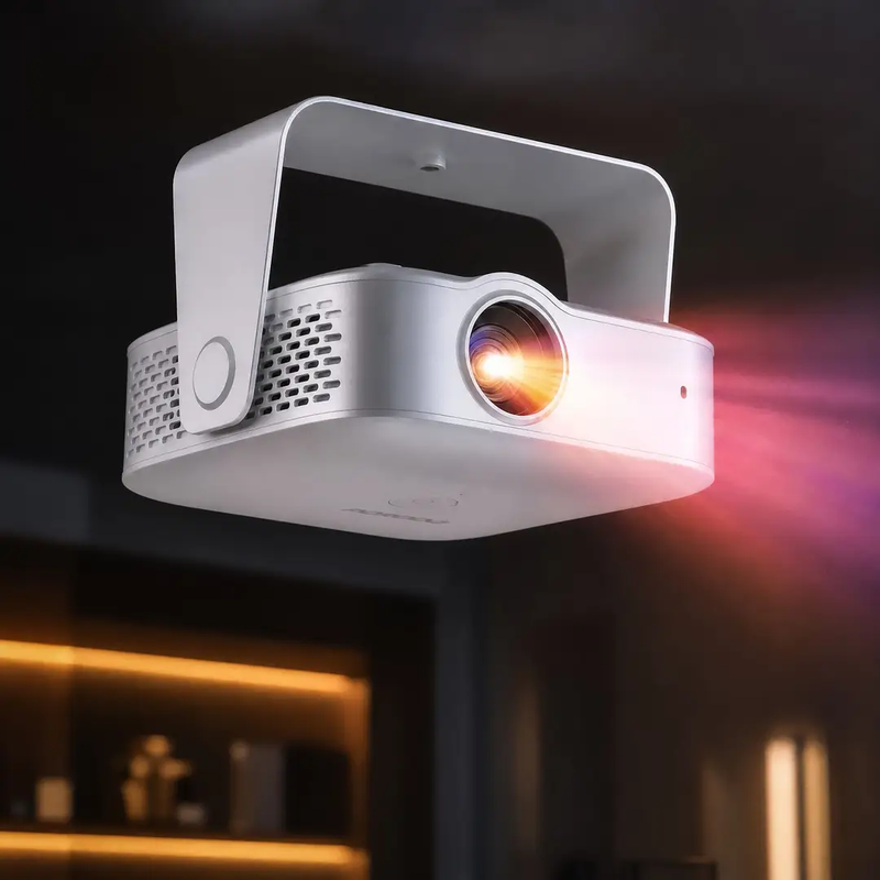 PORODO LIFESTYLE 150 LUMENS PROJECTOR WITH 1+8GB-WHITE