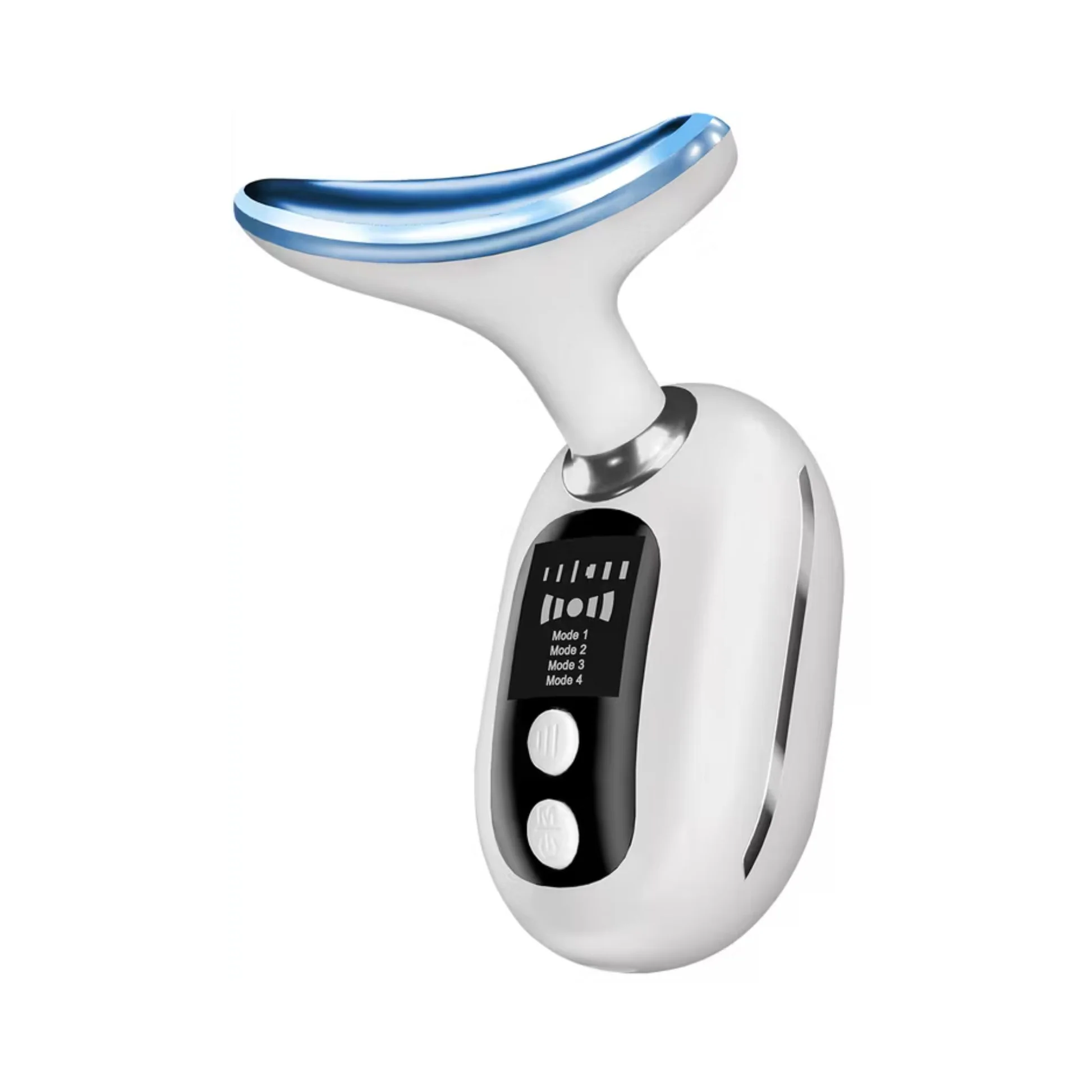 Porodo Lifestyle Face and Neck Massager 400mah with 4 Modes and three LED Lights -White