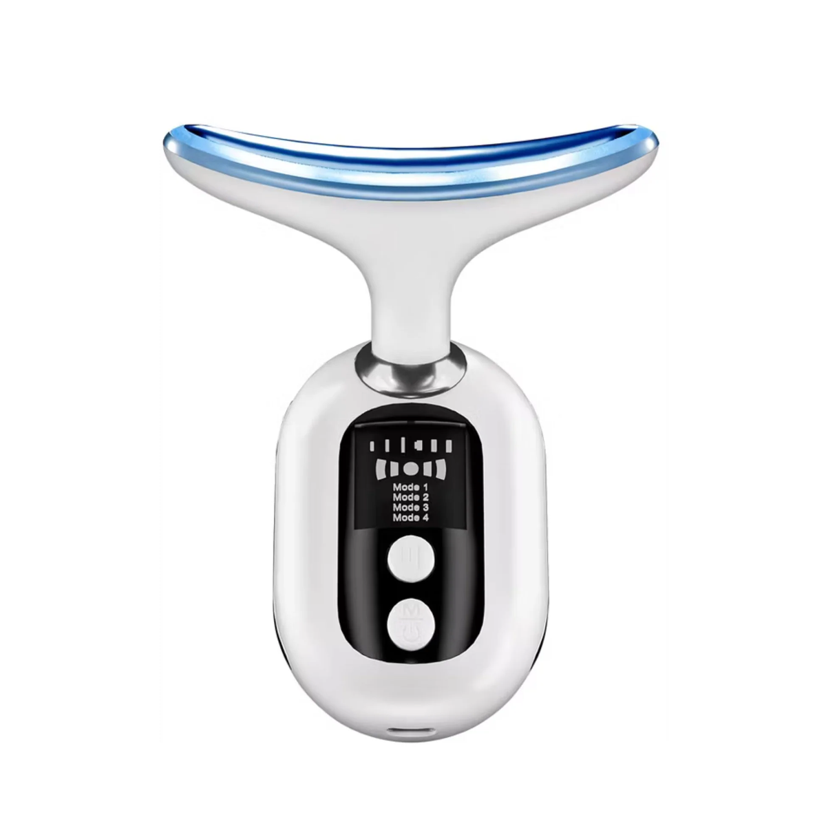 Porodo Lifestyle Face and Neck Massager 400mah with 4 Modes and three LED Lights -White