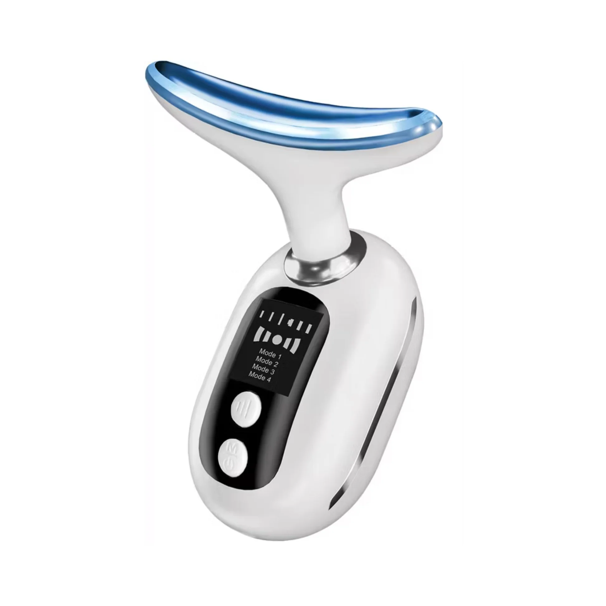 Porodo Lifestyle Face and Neck Massager 400mah with 4 Modes and three LED Lights -White