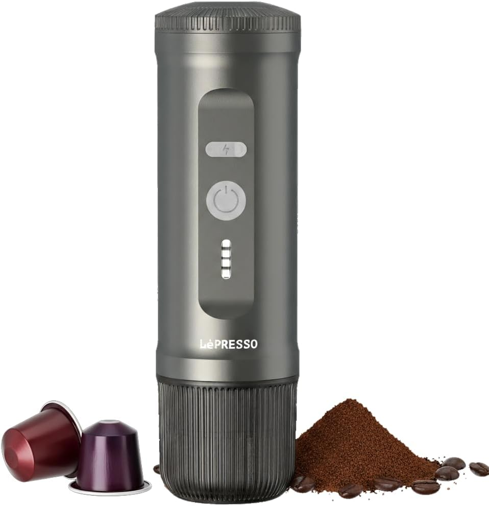 LEPRESSO CafeCruz PORTABLE 2-IN-1 21 BAR ESPRESSO MAKER