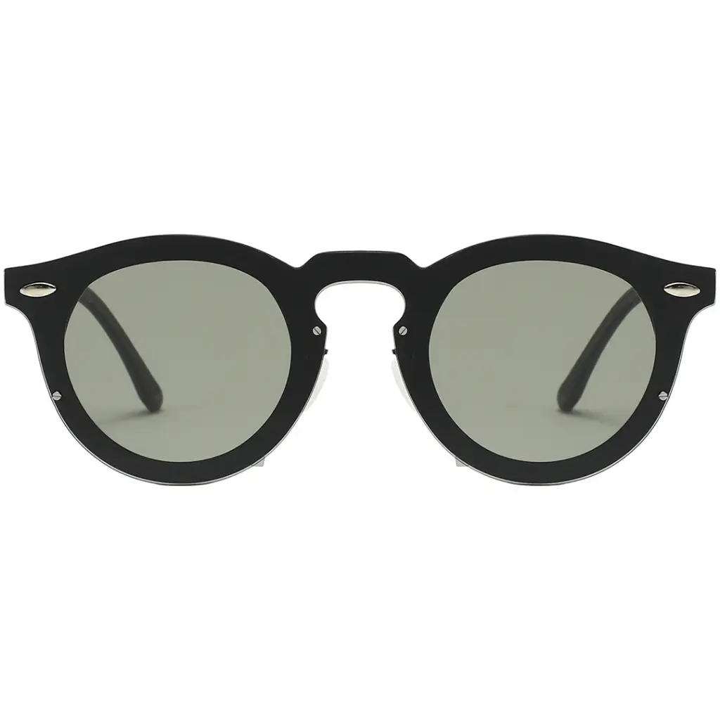 Porodo Dale Lifestyle Retro Round Frame Sunglasses With Manual Adjustable Darkness Control