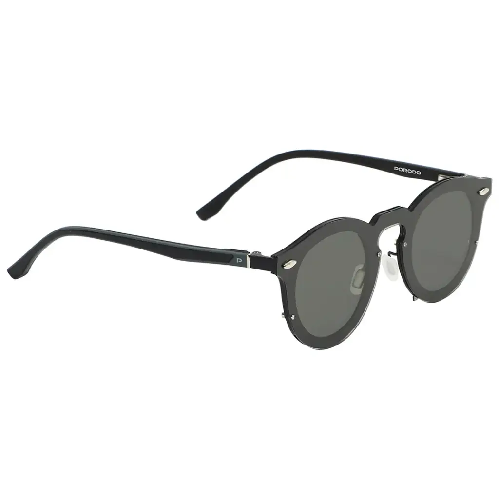 Porodo Dale Lifestyle Retro Round Frame Sunglasses With Manual Adjustable Darkness Control