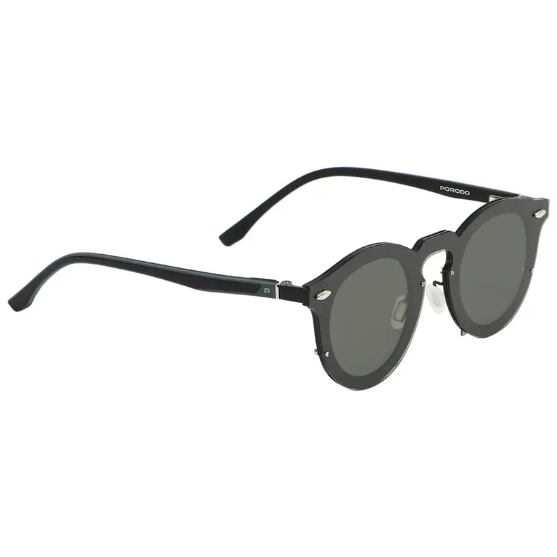 Porodo Dale Lifestyle Retro Round Frame Sunglasses With Manual Adjustable Darkness Control