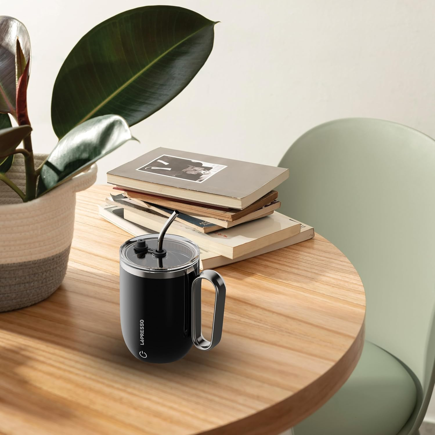 LePresso Sip Spin Auto Stirring 420ml Mug