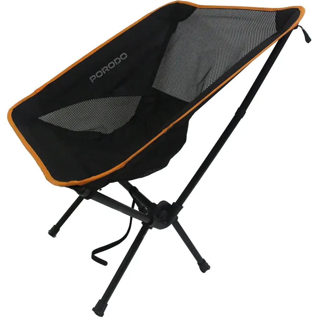 Porodo Lifestyle Mesh Fabric Multifoldable Camping Chair With Pouch