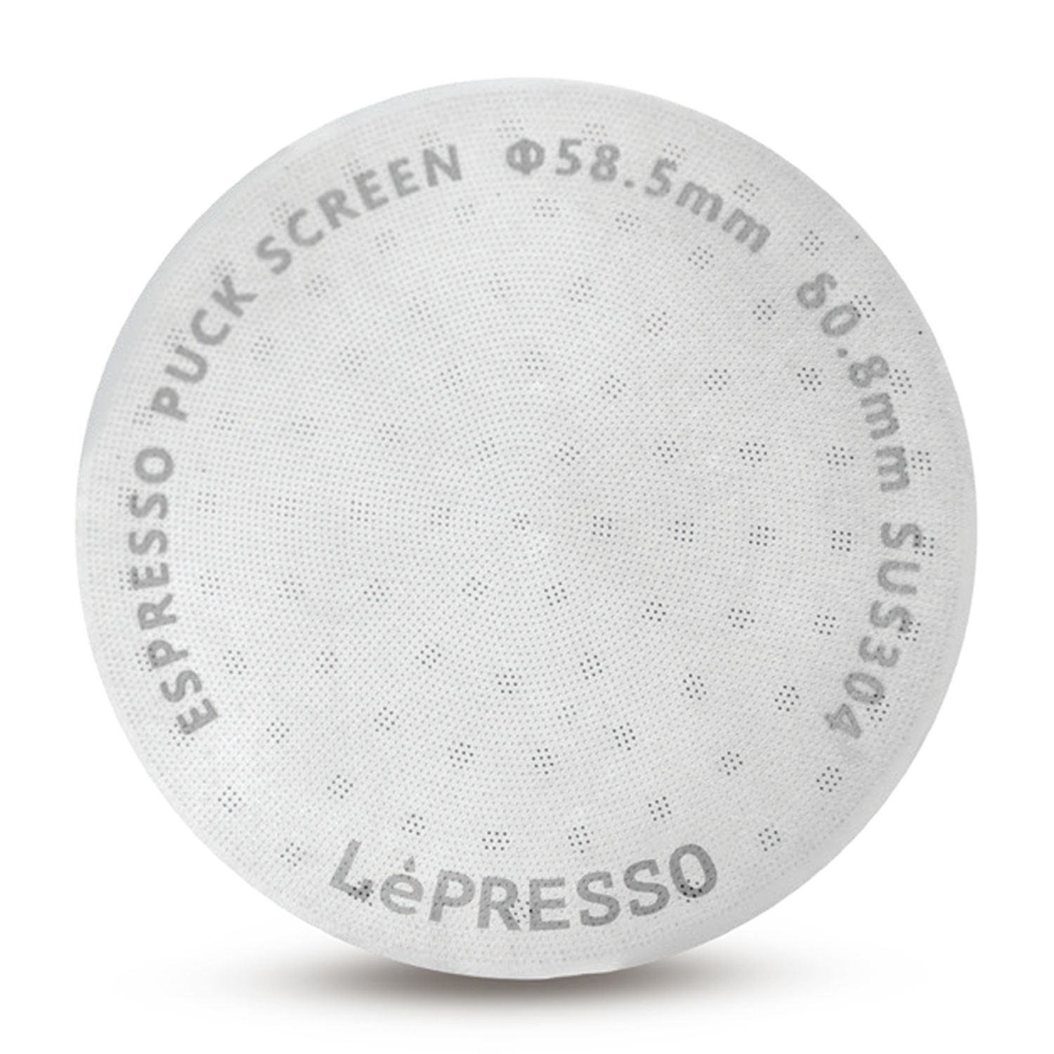 LePresso 58mm Puck Screen - Silver