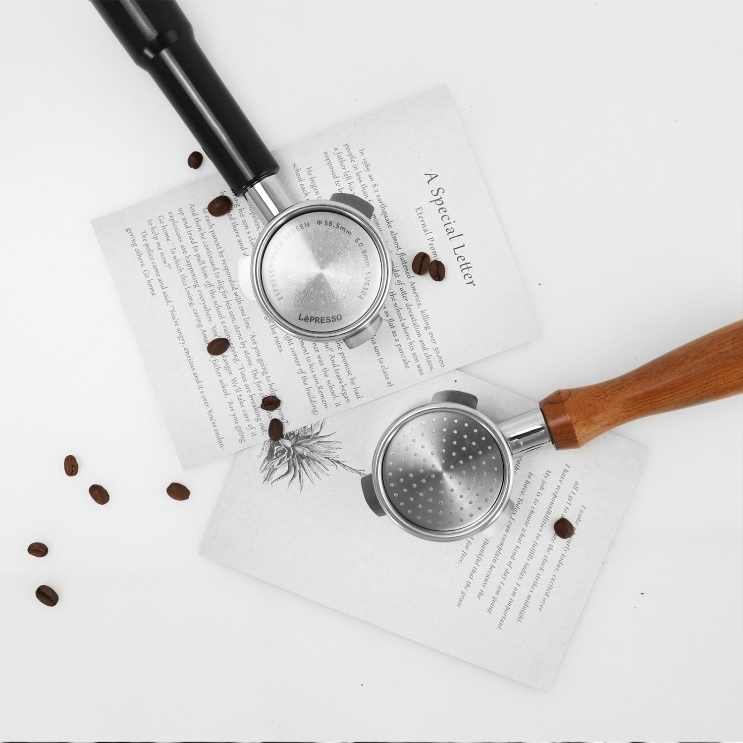 LePresso 58mm Puck Screen - Silver