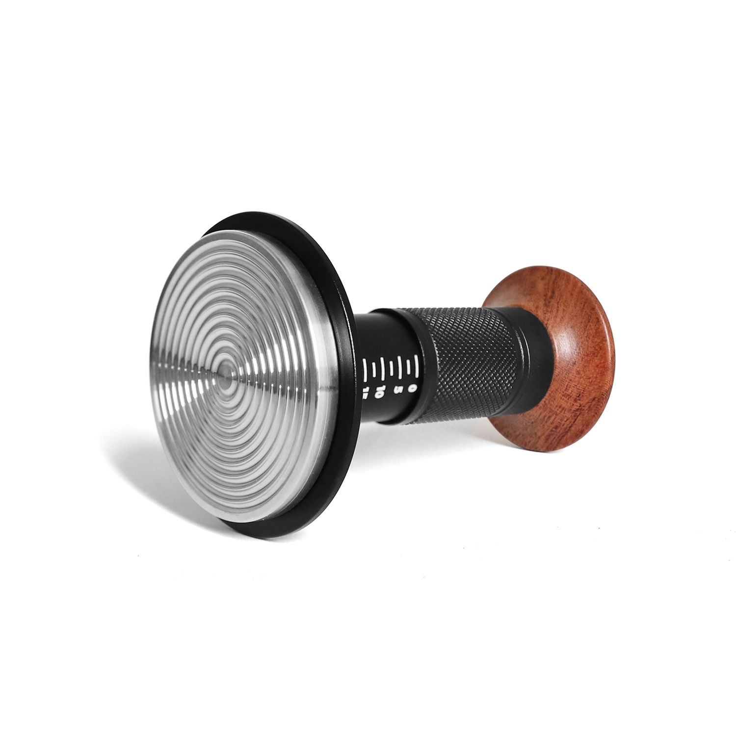 LePresso Auto Pressure Release 58mm Tamper with Thread Base - Black