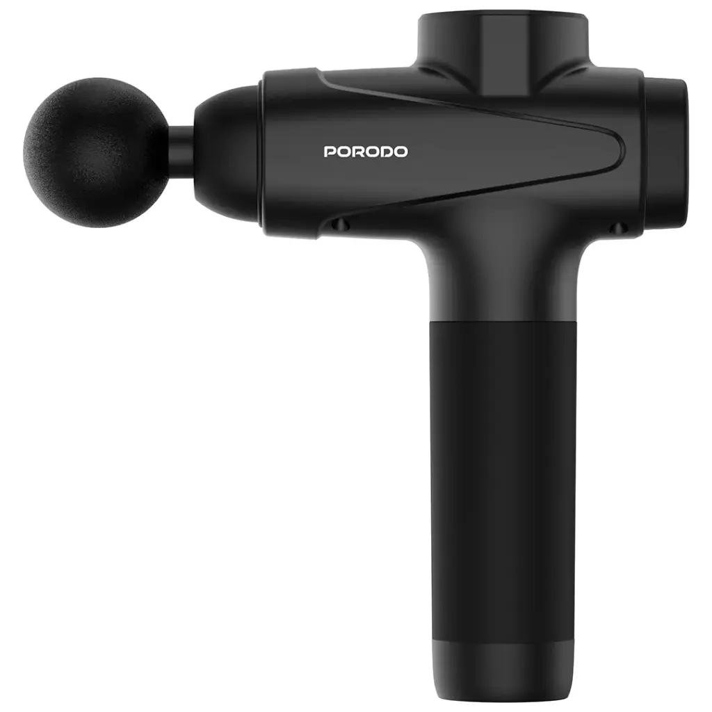 Porodo Lifestyle Multi Head 30 Speed 6 Heads Massager with Touch Display - Black