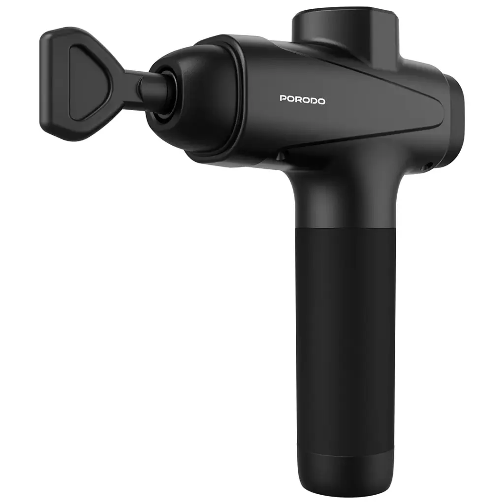 Porodo Lifestyle Multi Head 30 Speed 6 Heads Massager with Touch Display - Black