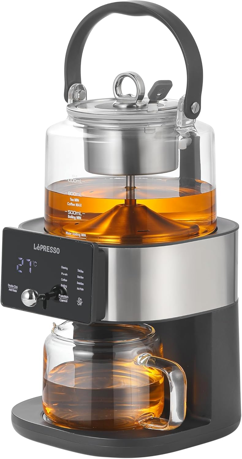 LePresso Brewfinity Tea and Coffee Brewer with Digital Display - Black