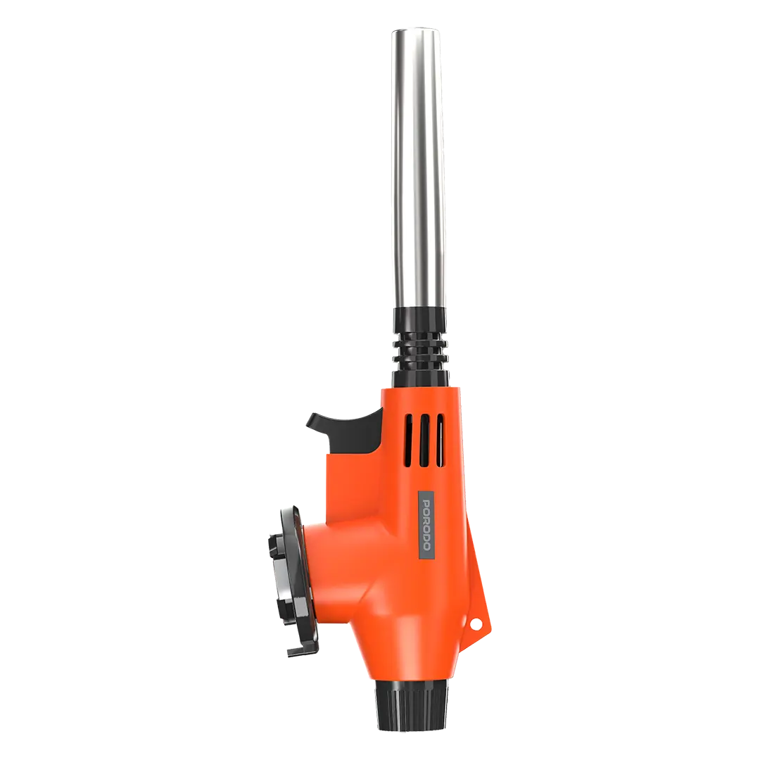 Porodo Lifestyle FlameMaster 14 MM Butane Gas Ligther - Black/Orange