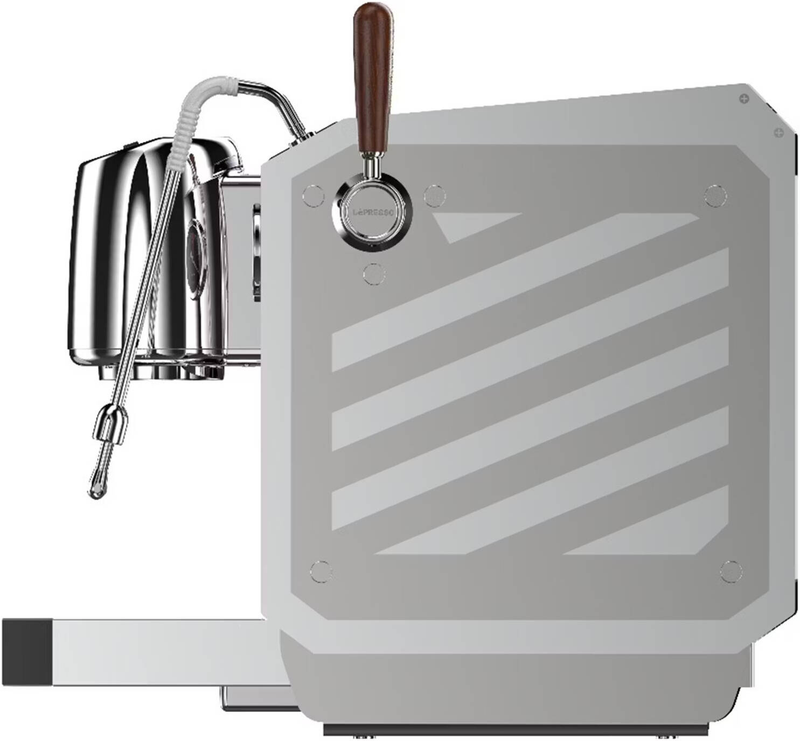 LePresso Corazzato 9 Bar Coffee Machine with Italian Rotary Pump - Silver